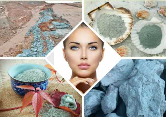 Голубая глина - польза, использование в народной медицине и приготовлении масок для лица и тела