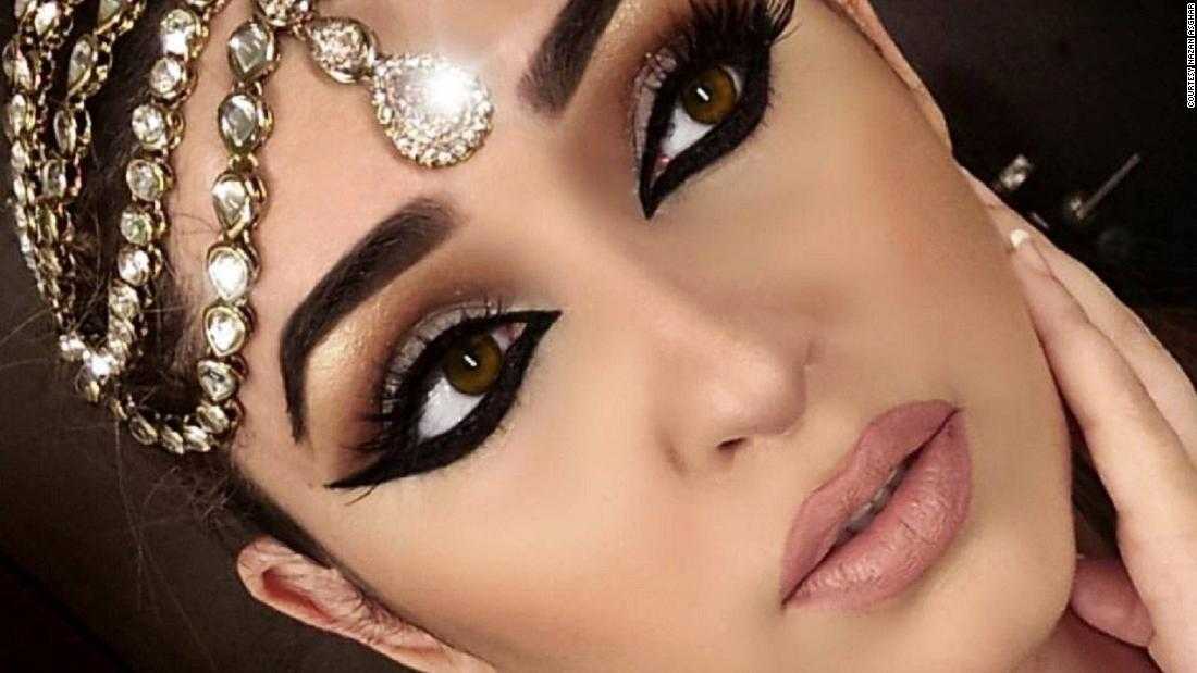 Наикрасивейший арабский макияж глаз: видео фото пошагово