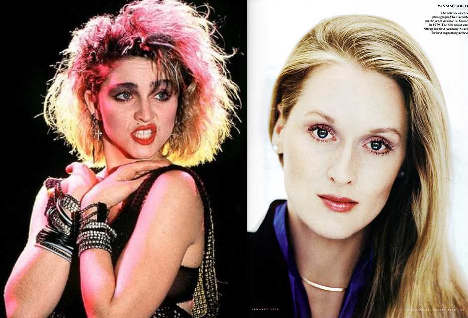 Особенности макияжа 90-х Начало 90-х годов еще тесно переплетается с модой на макияж в 80-е, где яркие тени, толстые стрелки и другие резкие и пестрые