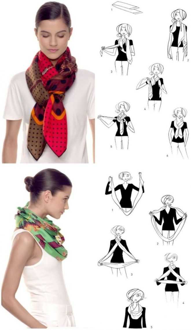 Как завязывать легкий шарф: советы и рекомендации