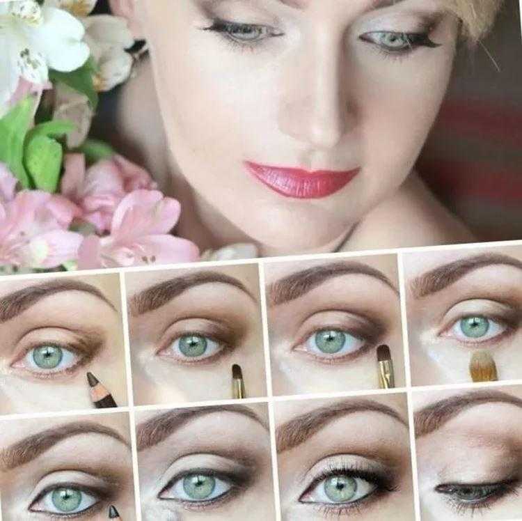 Как сделать дневной макияж для зеленых глаз: пошагово с фото