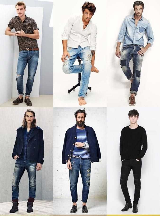С какой обувью носить джинсы: женщинам, мужчинам 50 фото