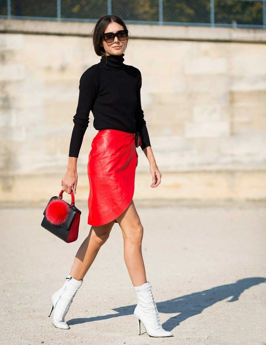 С чем носить красную юбку карандаш: рекомендации (более 50 фото) – каблучок.ру