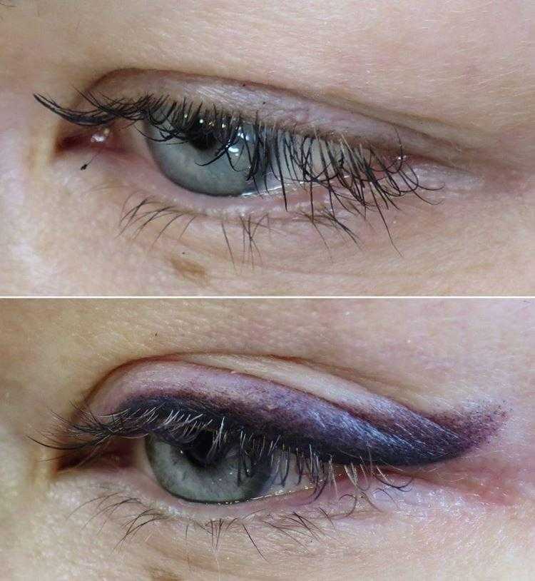 Перманентный макияж бровей (татуаж бровей) - что это, фото до и после