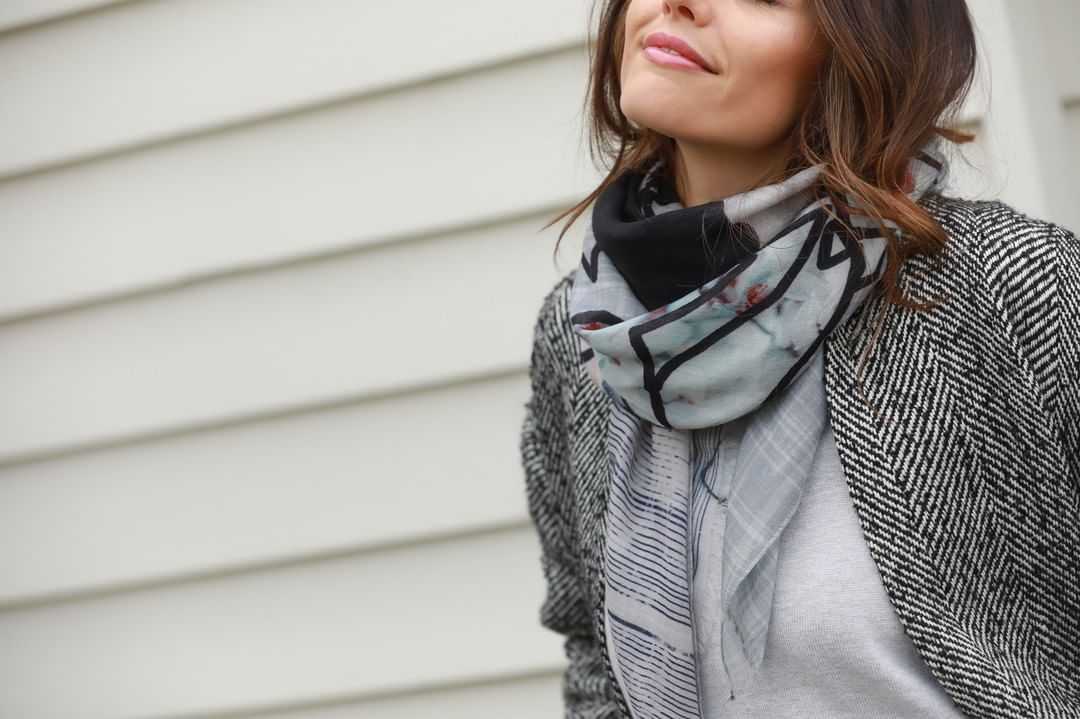 Модные шарфы 2020 (55 фото): крупная вязка, хомут, снуд
