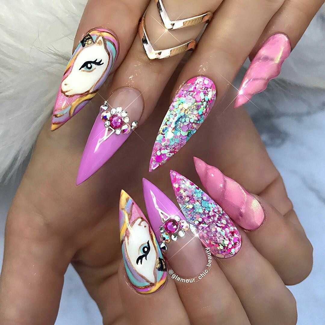 Рисунок длинные ногти