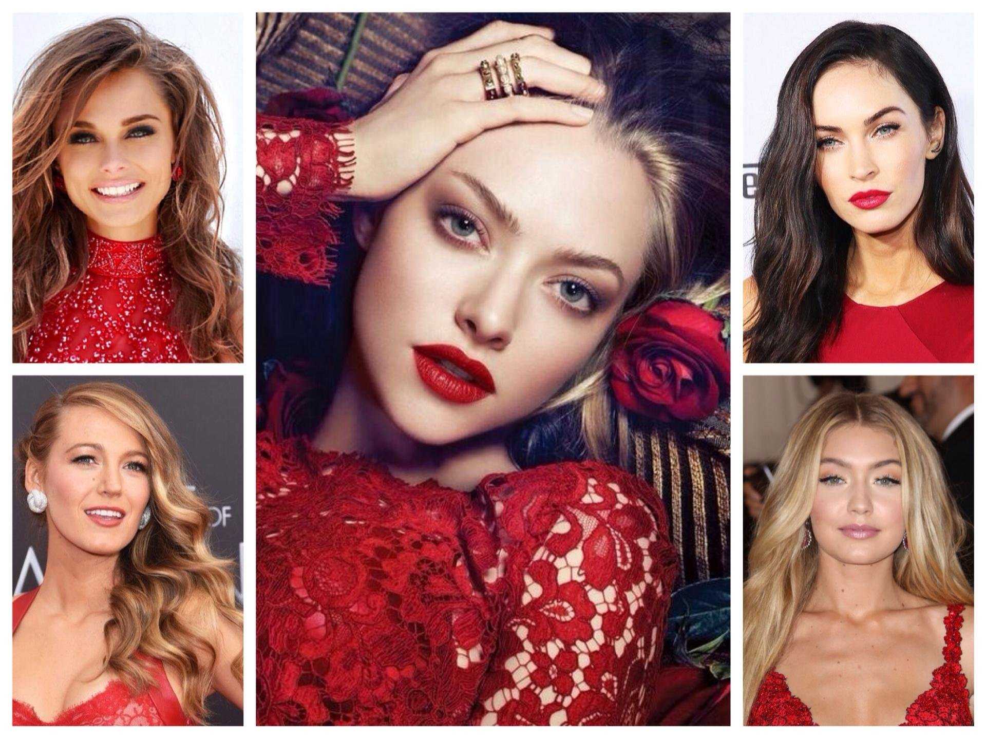 Вечерний макияж под красное платье :: syl.ru