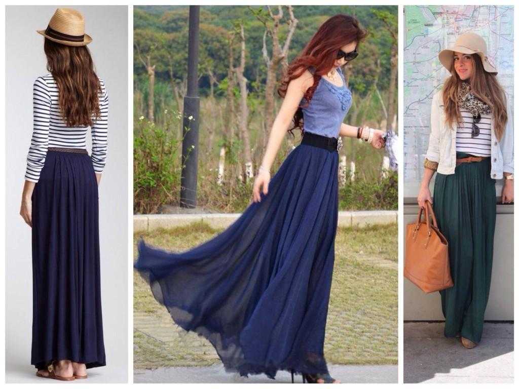 Модные длинные юбки. кому подходят и с чем носить.
