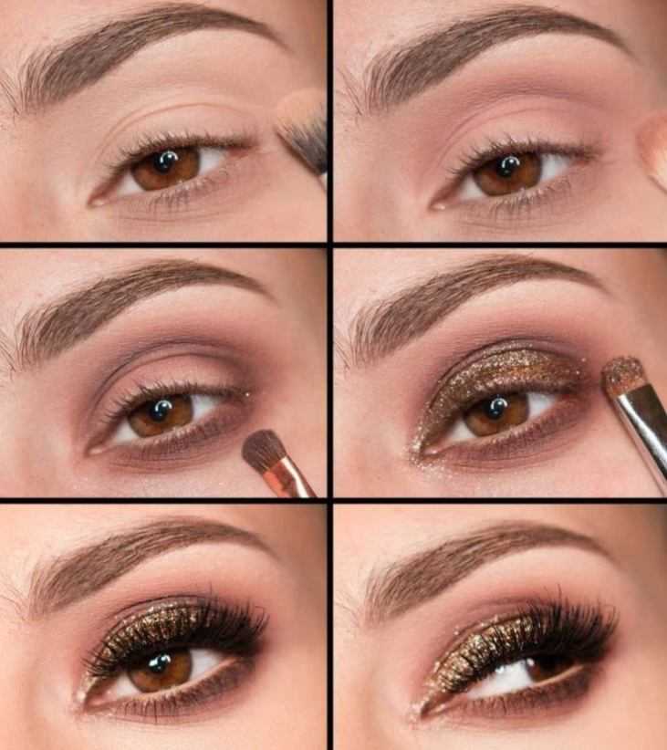 Как сделать вечерний макияж для карих глаз: варианты теней