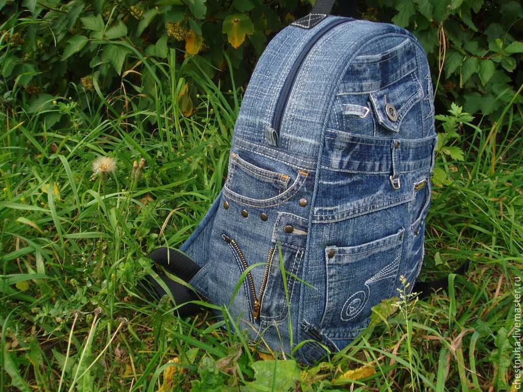 Построение выкройки рюкзака из джинсов своими руками. шьем рюкзак из старых джинсов для мальчика