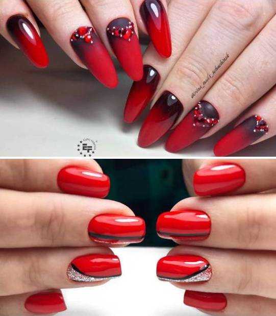 Идеи красного маникюра • журнал nails