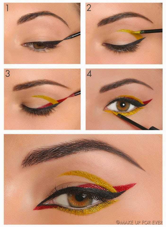 Как нарисовать стрелки на глазах? 13 невероятно простых инструкций с пошаговыми фото, как сделать стрелки на глазах для начинающих
