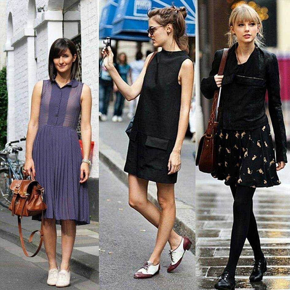 Стильные оксфорды – модные образы для дам! | ladycharm.net - женский онлайн журнал
