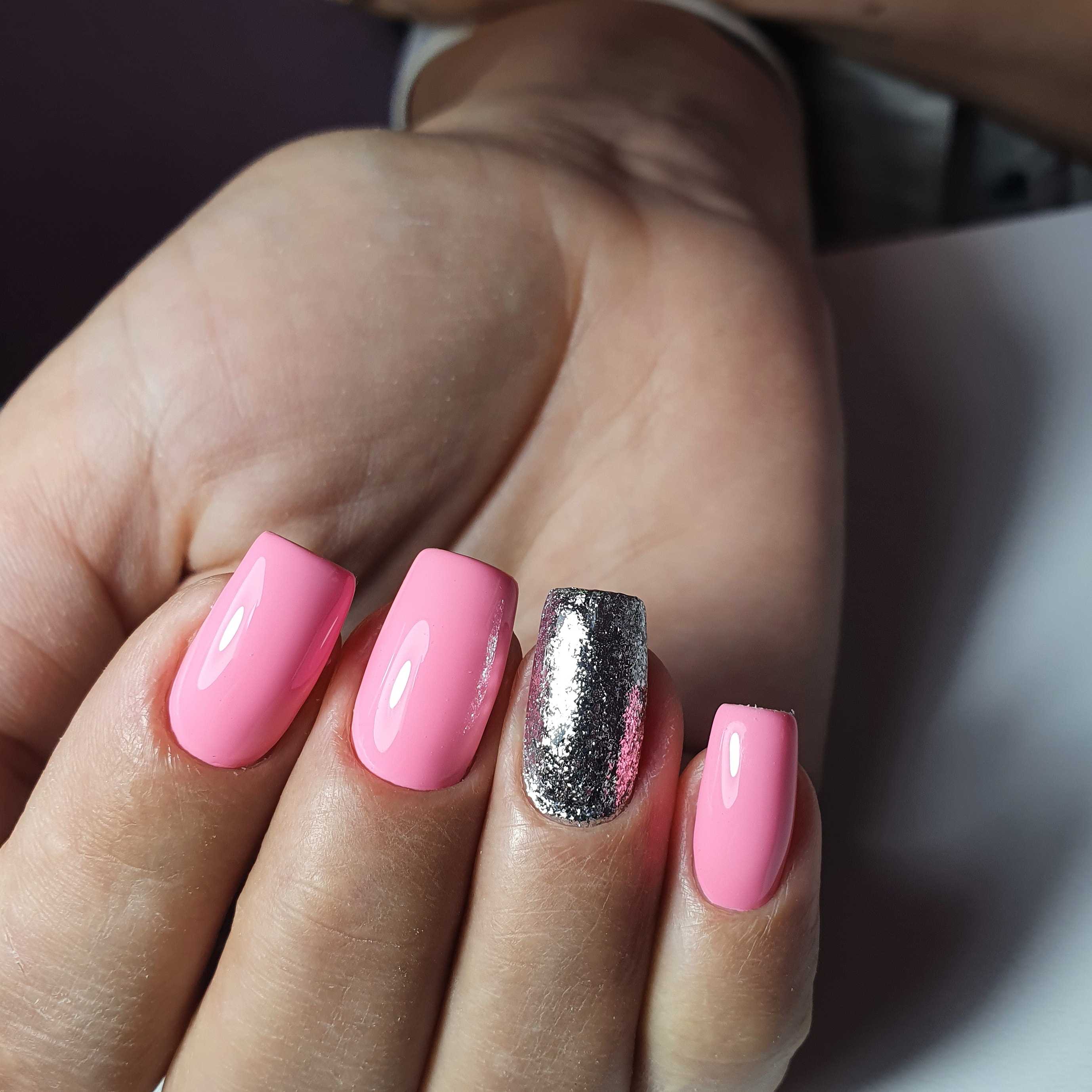 Красивый розовый маникюр 2020-2021. фото трендового дизайна на короткие и длинные ногти