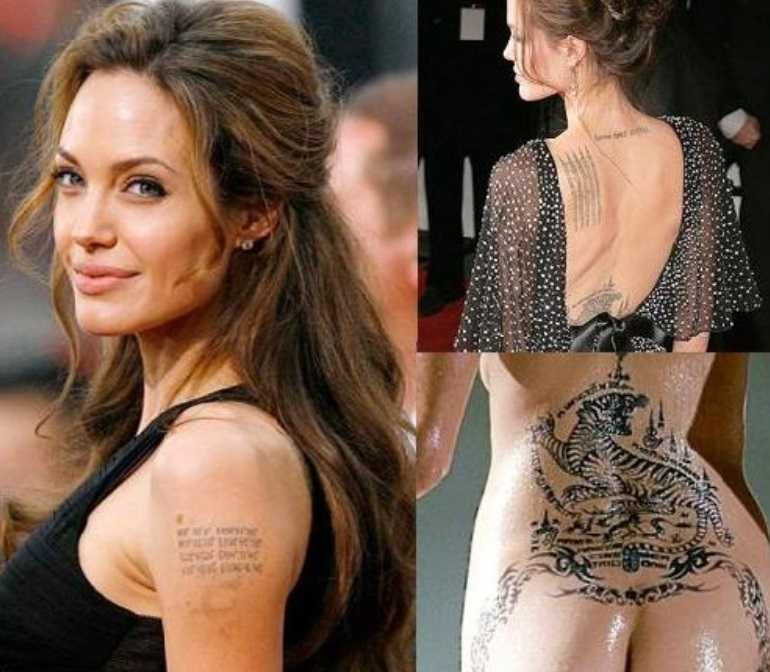 Анджелина Джоли тело