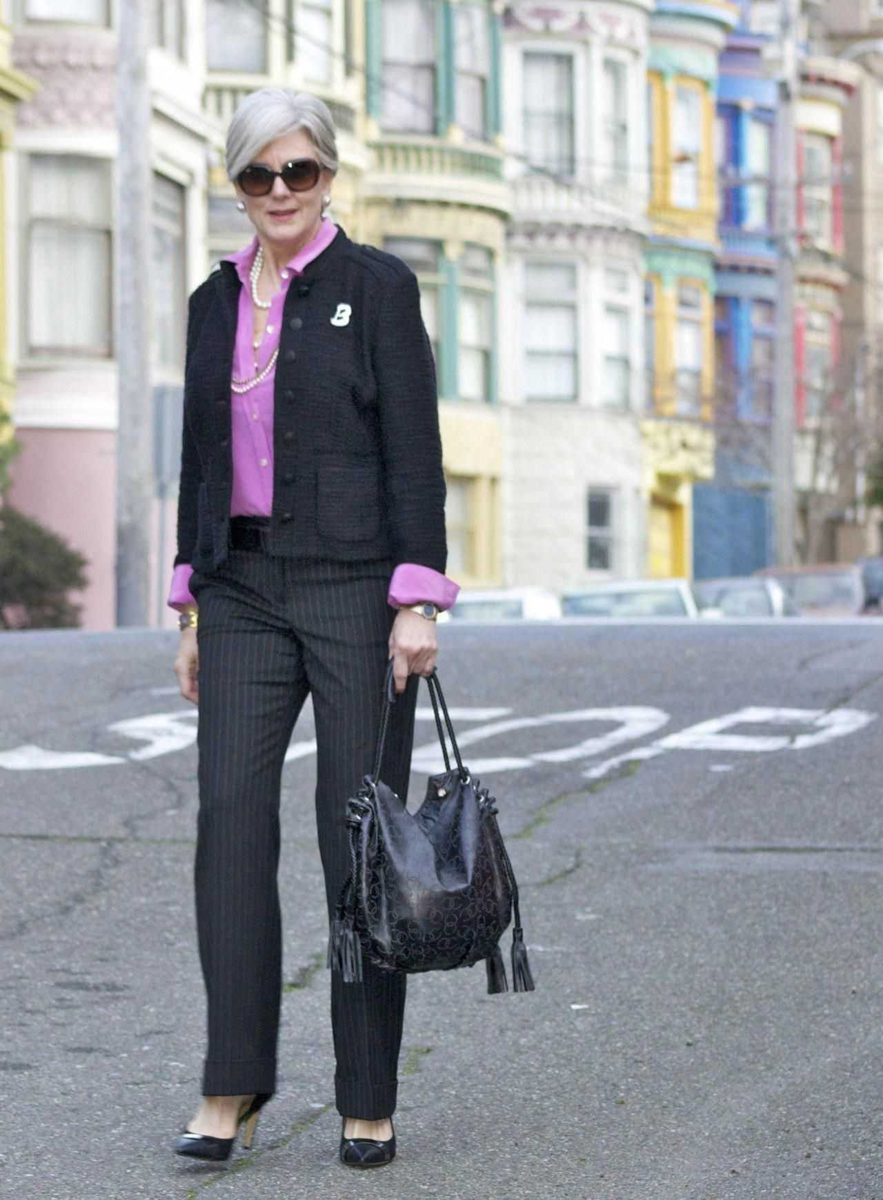 Что носить женщинам после 60 лет? стиль на все времена (50 фото) .