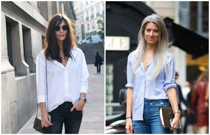 Как носить джинсы с рубашками: правила успешного сочетания, модные женские образы с фотографиями